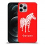 זברה כיסוי מגן קשיח בעיצוב אישי עם השם שלך ל Apple iPhone 12 Pro יחידה אחת סקרין מובייל