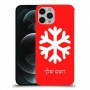 שלג כיסוי מגן קשיח בעיצוב אישי עם השם שלך ל Apple iPhone 12 Pro יחידה אחת סקרין מובייל