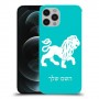 אריה כיסוי מגן קשיח בעיצוב אישי עם השם שלך ל Apple iPhone 12 Pro יחידה אחת סקרין מובייל