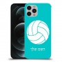 כדורעף - כדור כיסוי מגן קשיח בעיצוב אישי עם השם שלך ל Apple iPhone 12 Pro יחידה אחת סקרין מובייל