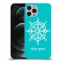 הגה - קפטן - ים כיסוי מגן קשיח בעיצוב אישי עם השם שלך ל Apple iPhone 12 Pro יחידה אחת סקרין מובייל
