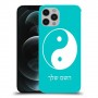 סמל יינג יאנג - סין כיסוי מגן קשיח בעיצוב אישי עם השם שלך ל Apple iPhone 12 Pro יחידה אחת סקרין מובייל
