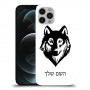 זאב כיסוי מגן קשיח בעיצוב אישי עם השם שלך ל Apple iPhone 12 Pro יחידה אחת סקרין מובייל