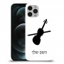כינור כיסוי מגן קשיח בעיצוב אישי עם השם שלך ל Apple iPhone 12 Pro יחידה אחת סקרין מובייל