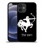 קשת כיסוי מגן קשיח בעיצוב אישי עם השם שלך ל Apple iPhone 12 mini יחידה אחת סקרין מובייל