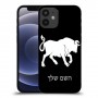 שור כיסוי מגן קשיח בעיצוב אישי עם השם שלך ל Apple iPhone 12 mini יחידה אחת סקרין מובייל
