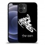 אופנוע שלג כיסוי מגן קשיח בעיצוב אישי עם השם שלך ל Apple iPhone 12 mini יחידה אחת סקרין מובייל