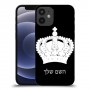 כתר מלכותי כיסוי מגן קשיח בעיצוב אישי עם השם שלך ל Apple iPhone 12 mini יחידה אחת סקרין מובייל