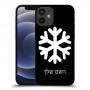 שלג כיסוי מגן קשיח בעיצוב אישי עם השם שלך ל Apple iPhone 12 mini יחידה אחת סקרין מובייל