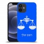 מאזניים כיסוי מגן קשיח בעיצוב אישי עם השם שלך ל Apple iPhone 12 mini יחידה אחת סקרין מובייל