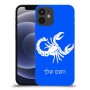 עקרב כיסוי מגן קשיח בעיצוב אישי עם השם שלך ל Apple iPhone 12 mini יחידה אחת סקרין מובייל