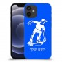 ילד סקייטבורד כיסוי מגן קשיח בעיצוב אישי עם השם שלך ל Apple iPhone 12 mini יחידה אחת סקרין מובייל