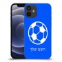 כדורגל - כדור כיסוי מגן קשיח בעיצוב אישי עם השם שלך ל Apple iPhone 12 mini יחידה אחת סקרין מובייל