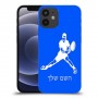 שחקן טניס כיסוי מגן קשיח בעיצוב אישי עם השם שלך ל Apple iPhone 12 mini יחידה אחת סקרין מובייל