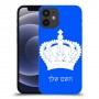 כתר מלכותי כיסוי מגן קשיח בעיצוב אישי עם השם שלך ל Apple iPhone 12 mini יחידה אחת סקרין מובייל