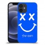 סמיילי כיסוי מגן קשיח בעיצוב אישי עם השם שלך ל Apple iPhone 12 mini יחידה אחת סקרין מובייל