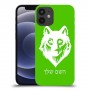 זאב כיסוי מגן קשיח בעיצוב אישי עם השם שלך ל Apple iPhone 12 mini יחידה אחת סקרין מובייל