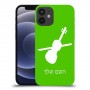 כינור כיסוי מגן קשיח בעיצוב אישי עם השם שלך ל Apple iPhone 12 mini יחידה אחת סקרין מובייל