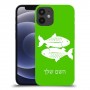 דגים כיסוי מגן קשיח בעיצוב אישי עם השם שלך ל Apple iPhone 12 mini יחידה אחת סקרין מובייל