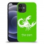 עקרב כיסוי מגן קשיח בעיצוב אישי עם השם שלך ל Apple iPhone 12 mini יחידה אחת סקרין מובייל
