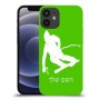סקִי כיסוי מגן קשיח בעיצוב אישי עם השם שלך ל Apple iPhone 12 mini יחידה אחת סקרין מובייל