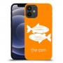 דגים כיסוי מגן קשיח בעיצוב אישי עם השם שלך ל Apple iPhone 12 mini יחידה אחת סקרין מובייל