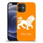אריה כיסוי מגן קשיח בעיצוב אישי עם השם שלך ל Apple iPhone 12 mini יחידה אחת סקרין מובייל
