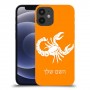 עקרב כיסוי מגן קשיח בעיצוב אישי עם השם שלך ל Apple iPhone 12 mini יחידה אחת סקרין מובייל