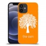 עץ כיסוי מגן קשיח בעיצוב אישי עם השם שלך ל Apple iPhone 12 mini יחידה אחת סקרין מובייל