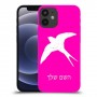 ציפור לבלוע כיסוי מגן קשיח בעיצוב אישי עם השם שלך ל Apple iPhone 12 mini יחידה אחת סקרין מובייל