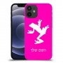 צפרדע טרופית כיסוי מגן קשיח בעיצוב אישי עם השם שלך ל Apple iPhone 12 mini יחידה אחת סקרין מובייל