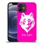 זאב כיסוי מגן קשיח בעיצוב אישי עם השם שלך ל Apple iPhone 12 mini יחידה אחת סקרין מובייל