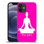 יוגה כיסוי מגן קשיח בעיצוב אישי עם השם שלך ל Apple iPhone 12 mini יחידה אחת סקרין מובייל