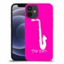סקספון כיסוי מגן קשיח בעיצוב אישי עם השם שלך ל Apple iPhone 12 mini יחידה אחת סקרין מובייל