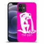 דלי כיסוי מגן קשיח בעיצוב אישי עם השם שלך ל Apple iPhone 12 mini יחידה אחת סקרין מובייל