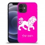 אריה כיסוי מגן קשיח בעיצוב אישי עם השם שלך ל Apple iPhone 12 mini יחידה אחת סקרין מובייל