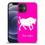 שור כיסוי מגן קשיח בעיצוב אישי עם השם שלך ל Apple iPhone 12 mini יחידה אחת סקרין מובייל