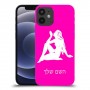 בתולה כיסוי מגן קשיח בעיצוב אישי עם השם שלך ל Apple iPhone 12 mini יחידה אחת סקרין מובייל