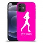 ג'וגלין - אישה כיסוי מגן קשיח בעיצוב אישי עם השם שלך ל Apple iPhone 12 mini יחידה אחת סקרין מובייל