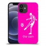 שחקן כדורגל כיסוי מגן קשיח בעיצוב אישי עם השם שלך ל Apple iPhone 12 mini יחידה אחת סקרין מובייל