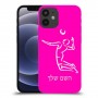 שחקן כדורעף כיסוי מגן קשיח בעיצוב אישי עם השם שלך ל Apple iPhone 12 mini יחידה אחת סקרין מובייל