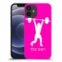 הרמת משקולות כיסוי מגן קשיח בעיצוב אישי עם השם שלך ל Apple iPhone 12 mini יחידה אחת סקרין מובייל