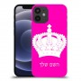 כתר מלכותי כיסוי מגן קשיח בעיצוב אישי עם השם שלך ל Apple iPhone 12 mini יחידה אחת סקרין מובייל