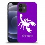 עקרב כיסוי מגן קשיח בעיצוב אישי עם השם שלך ל Apple iPhone 12 mini יחידה אחת סקרין מובייל