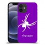 עכביש כיסוי מגן קשיח בעיצוב אישי עם השם שלך ל Apple iPhone 12 mini יחידה אחת סקרין מובייל