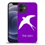 ציפור לבלוע כיסוי מגן קשיח בעיצוב אישי עם השם שלך ל Apple iPhone 12 mini יחידה אחת סקרין מובייל