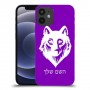 זאב כיסוי מגן קשיח בעיצוב אישי עם השם שלך ל Apple iPhone 12 mini יחידה אחת סקרין מובייל