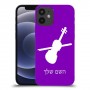 כינור כיסוי מגן קשיח בעיצוב אישי עם השם שלך ל Apple iPhone 12 mini יחידה אחת סקרין מובייל