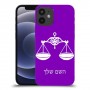 מאזניים כיסוי מגן קשיח בעיצוב אישי עם השם שלך ל Apple iPhone 12 mini יחידה אחת סקרין מובייל