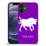 שור כיסוי מגן קשיח בעיצוב אישי עם השם שלך ל Apple iPhone 12 mini יחידה אחת סקרין מובייל
